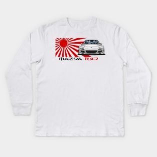 Mazda RX7, JDM, Japanese cars Kids Long Sleeve T-Shirt